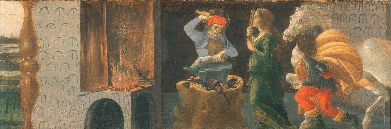Miraklet af Saint Eligius af Sandro Botticelli