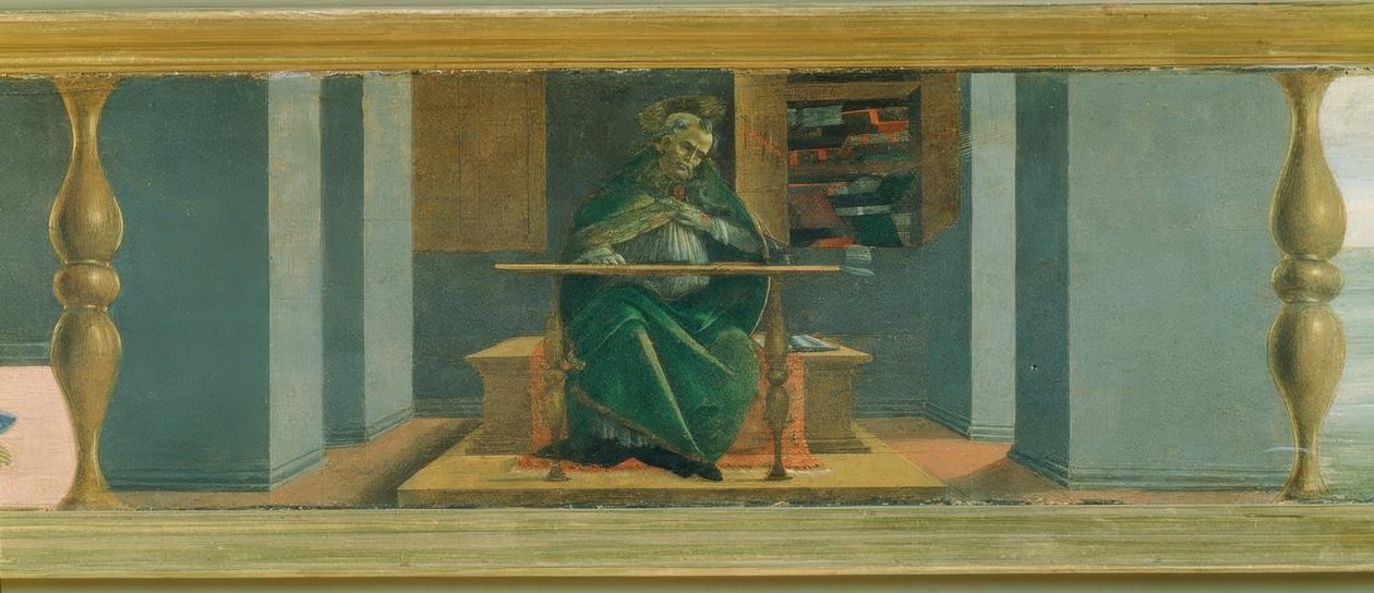 Sankt Augustin i cellen af Sandro Botticelli