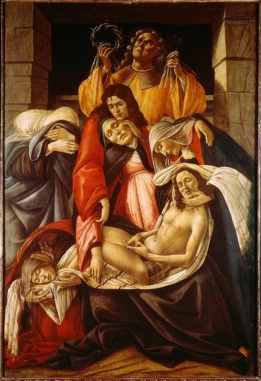 Kristi klagesang af Sandro Botticelli