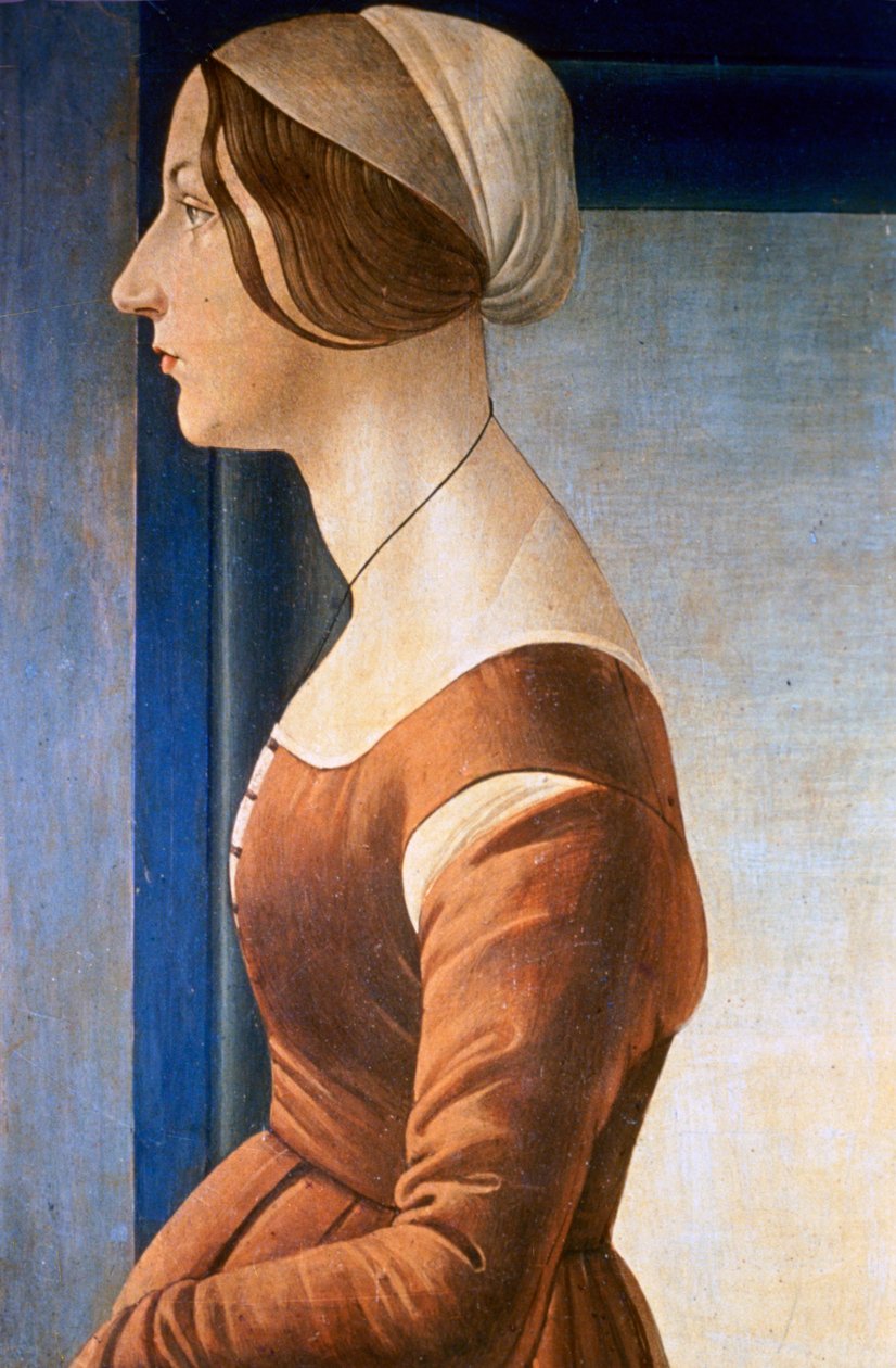 Den smukke Simonetta, 1475 af Sandro Botticelli