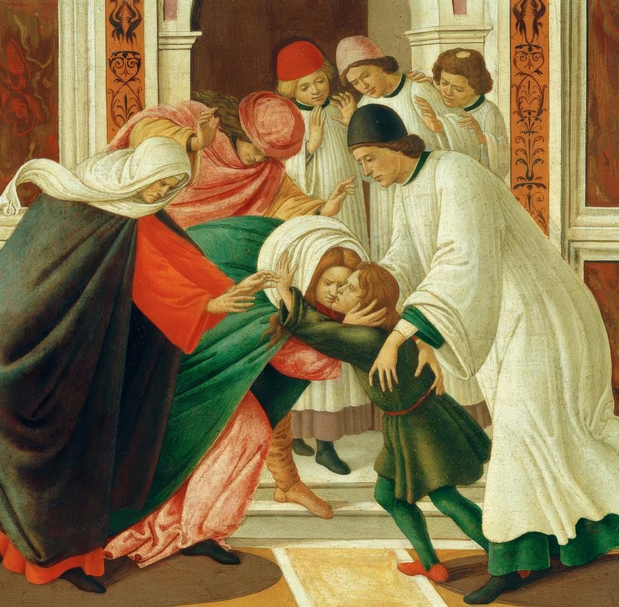Lev og. Mirakler d. St. Zenobius (oprejse de døde) af Sandro Botticelli