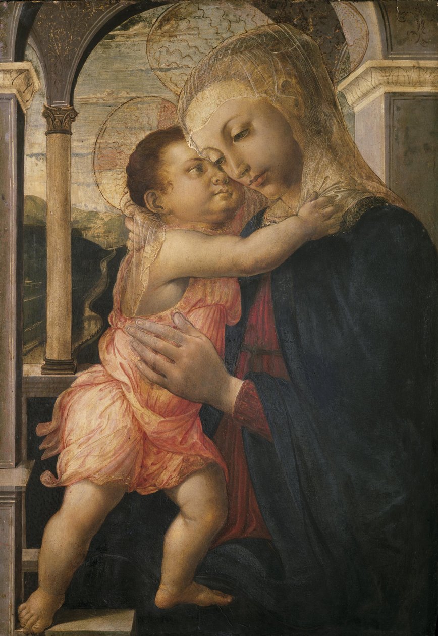 Madonna og barn, ca 1466-1467 af Sandro Botticelli