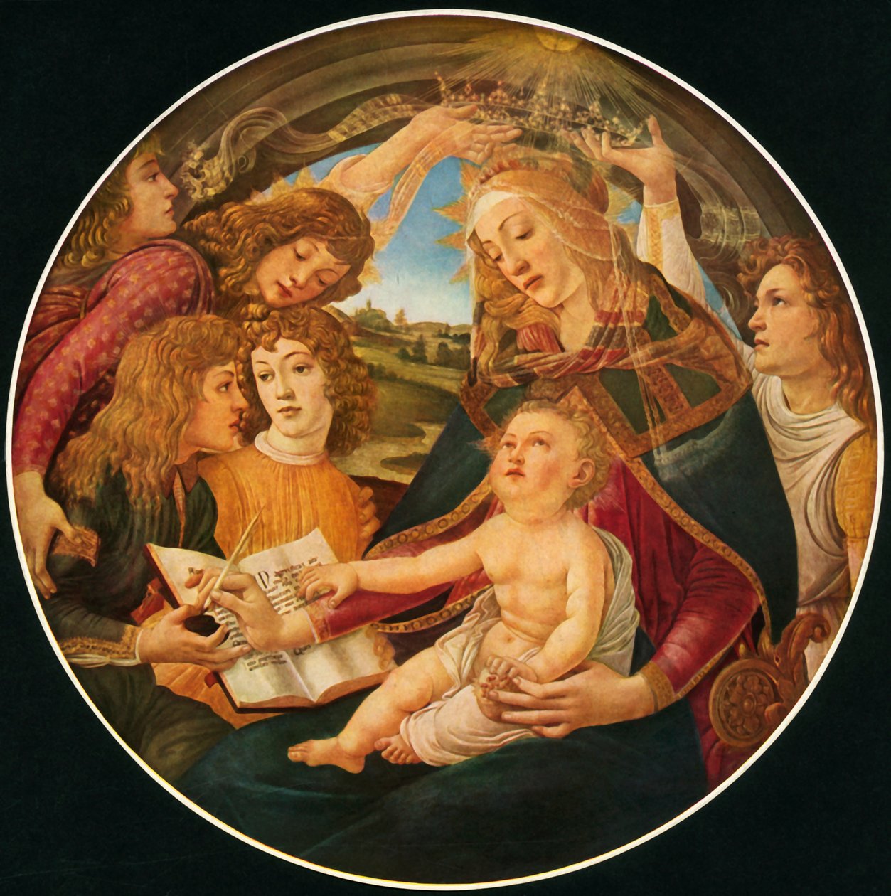 Madonna af Magnificat, 1481, 1937. af Sandro Botticelli
