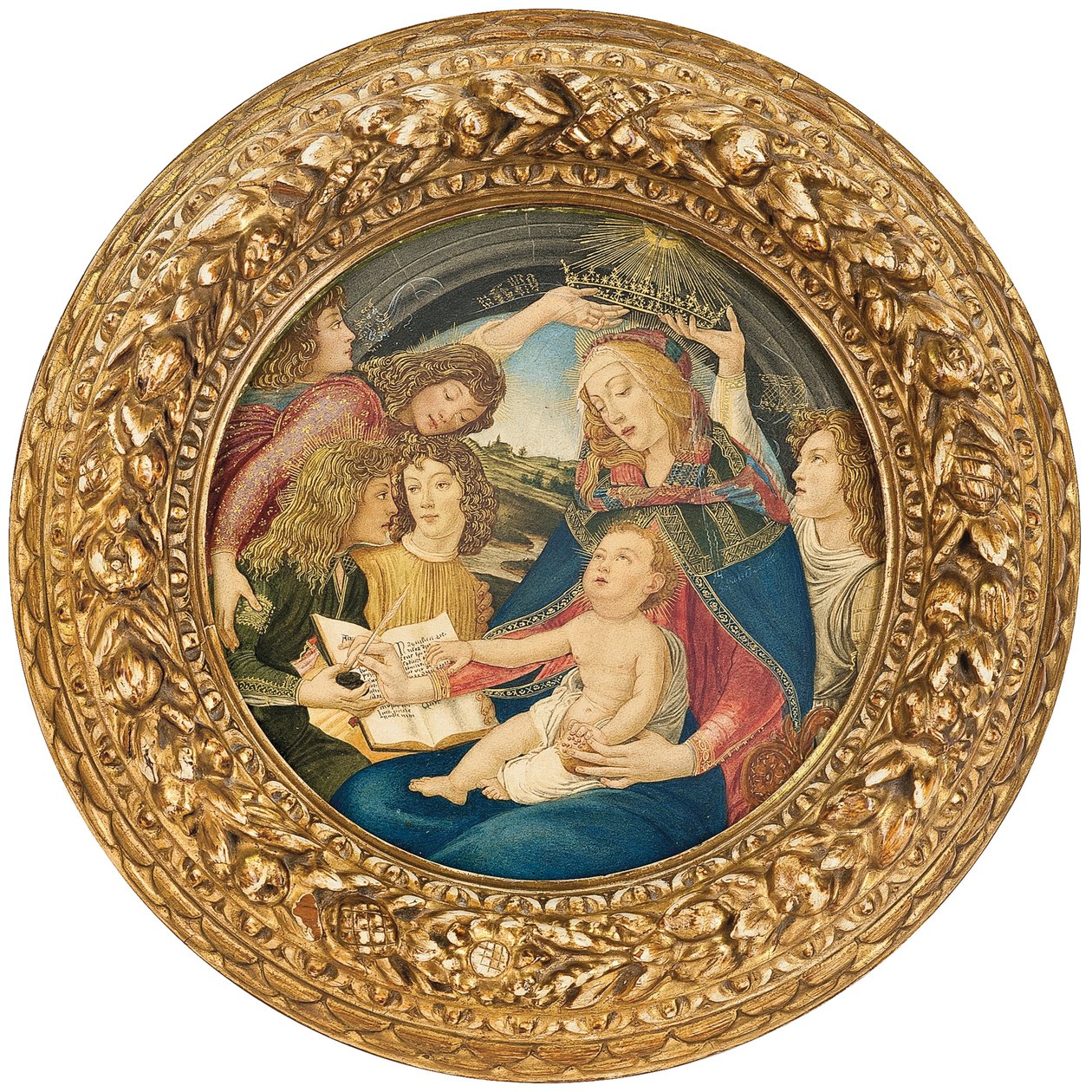 Madonna af Magnificat, kreds af Ricciardo Meacci af Sandro Botticelli
