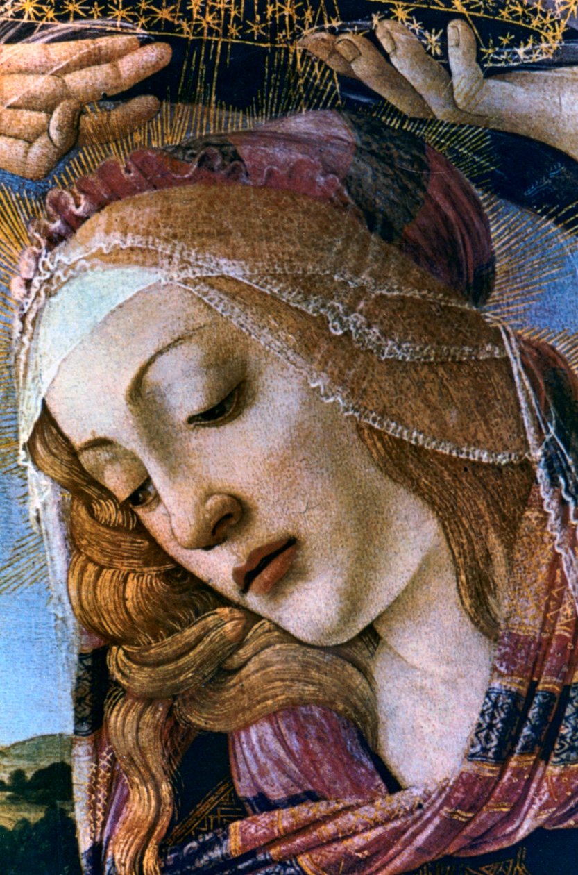 Madonna af Magnificat-detaljen, 1482 af Sandro Botticelli