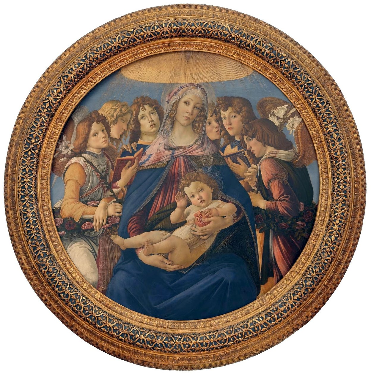 Madonna af granatæble af Sandro Botticelli
