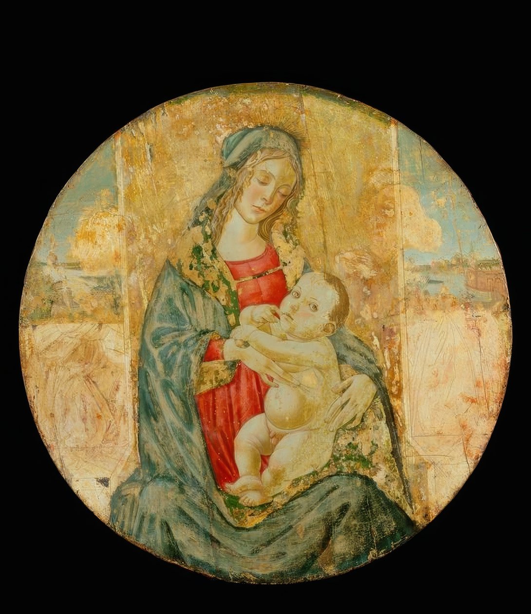 Mary med barn af Sandro Botticelli