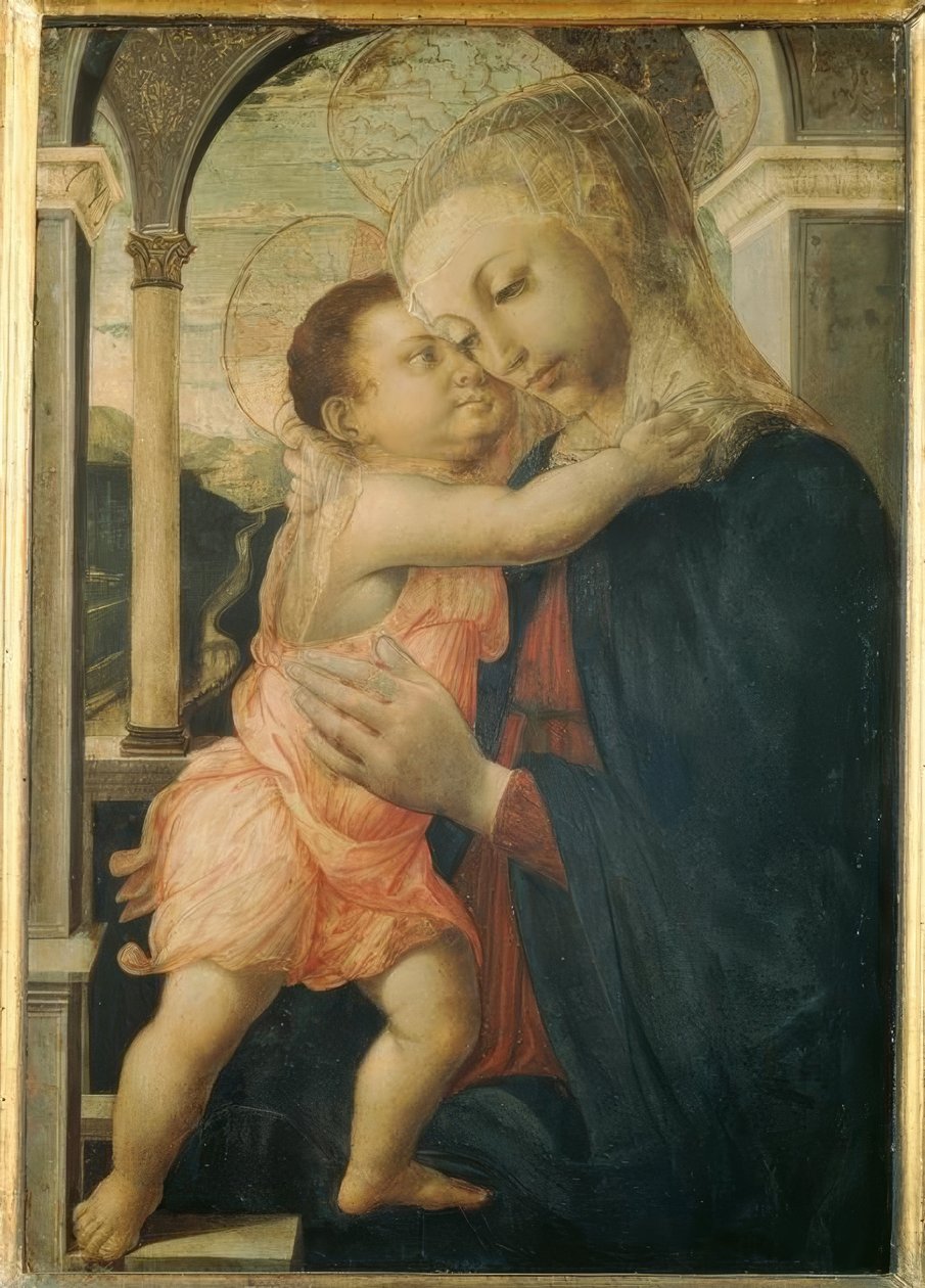 Mary med barn af Sandro Botticelli