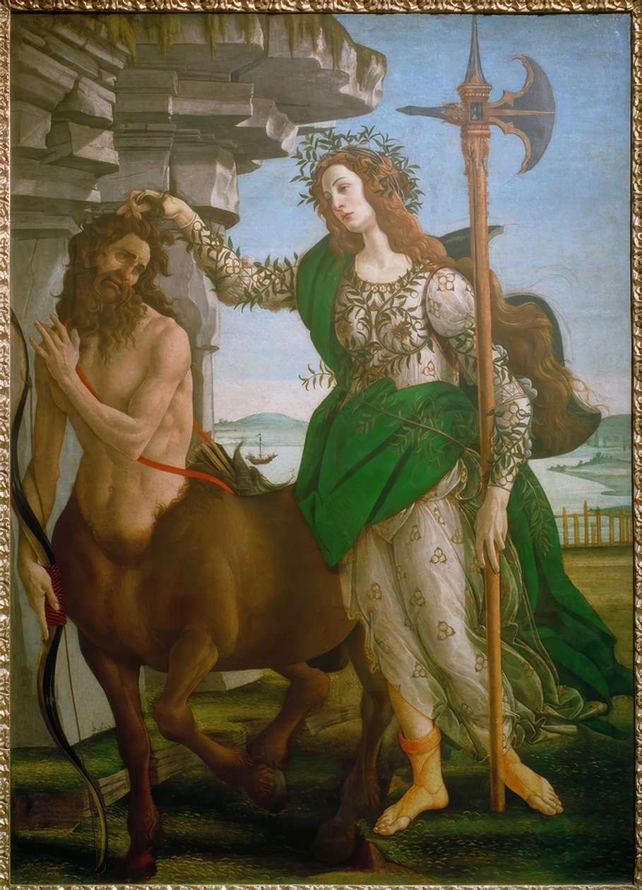 Minerva og Centaur af Sandro Botticelli