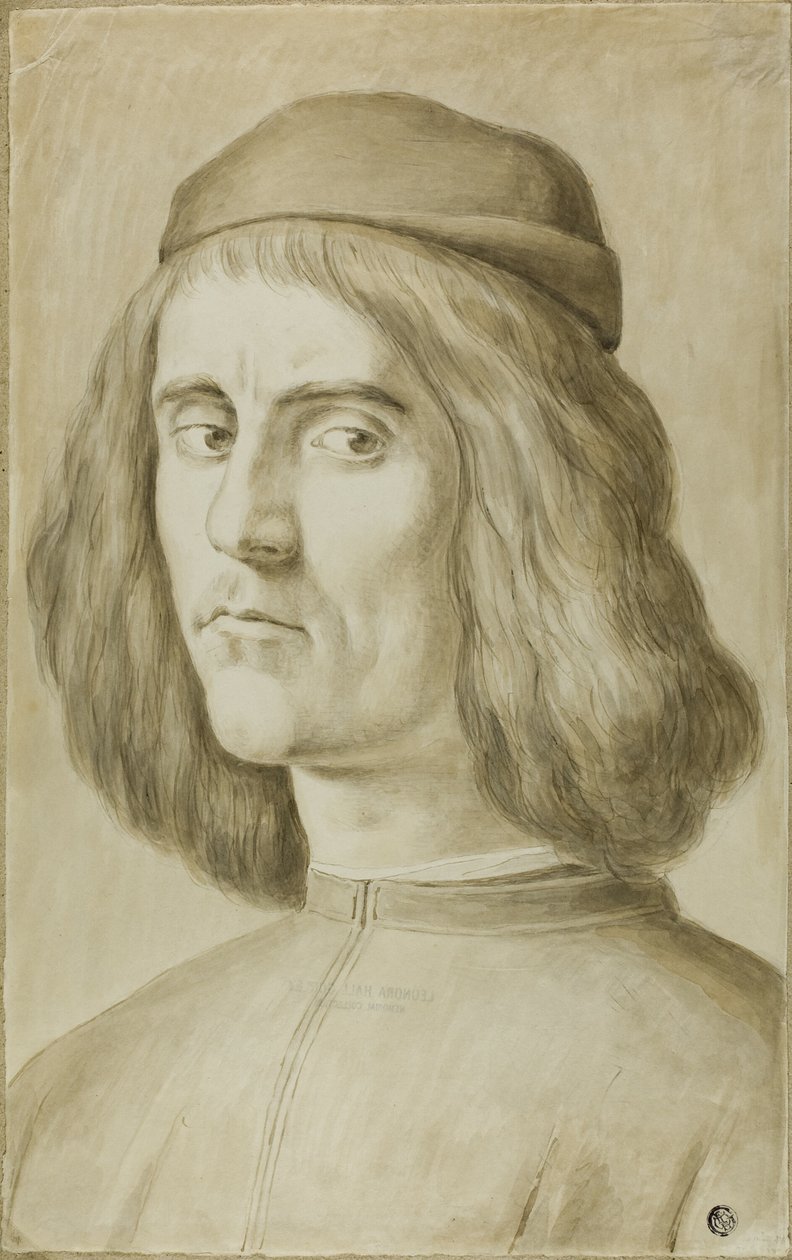 Portrætbuste af en ung mand af Sandro Botticelli
