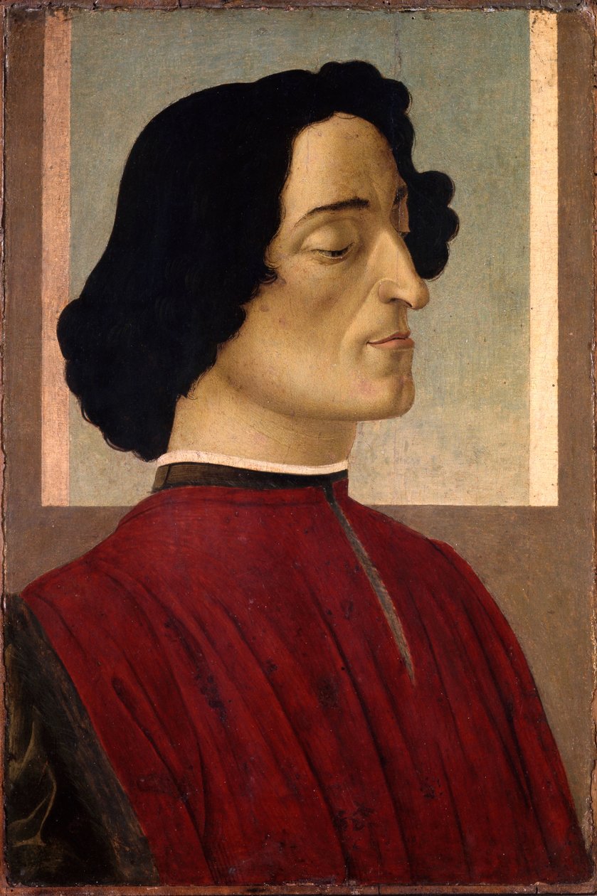 Portræt af Giuliano de Medici 14531478, ca 1475 af Sandro Botticelli