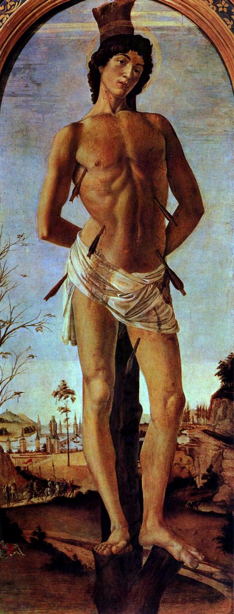 Sankt Sebastian af Sandro Botticelli