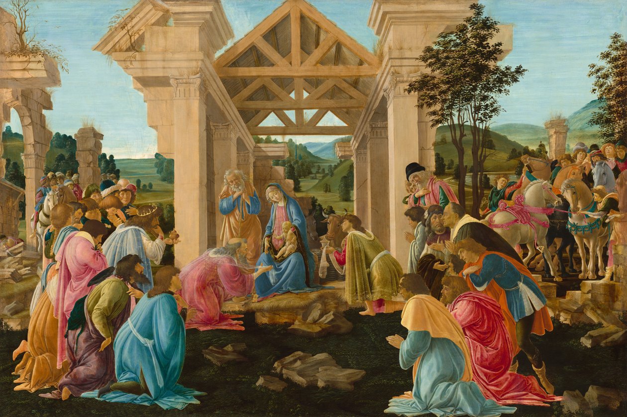 Magiernes tilbedelse af Sandro Botticelli