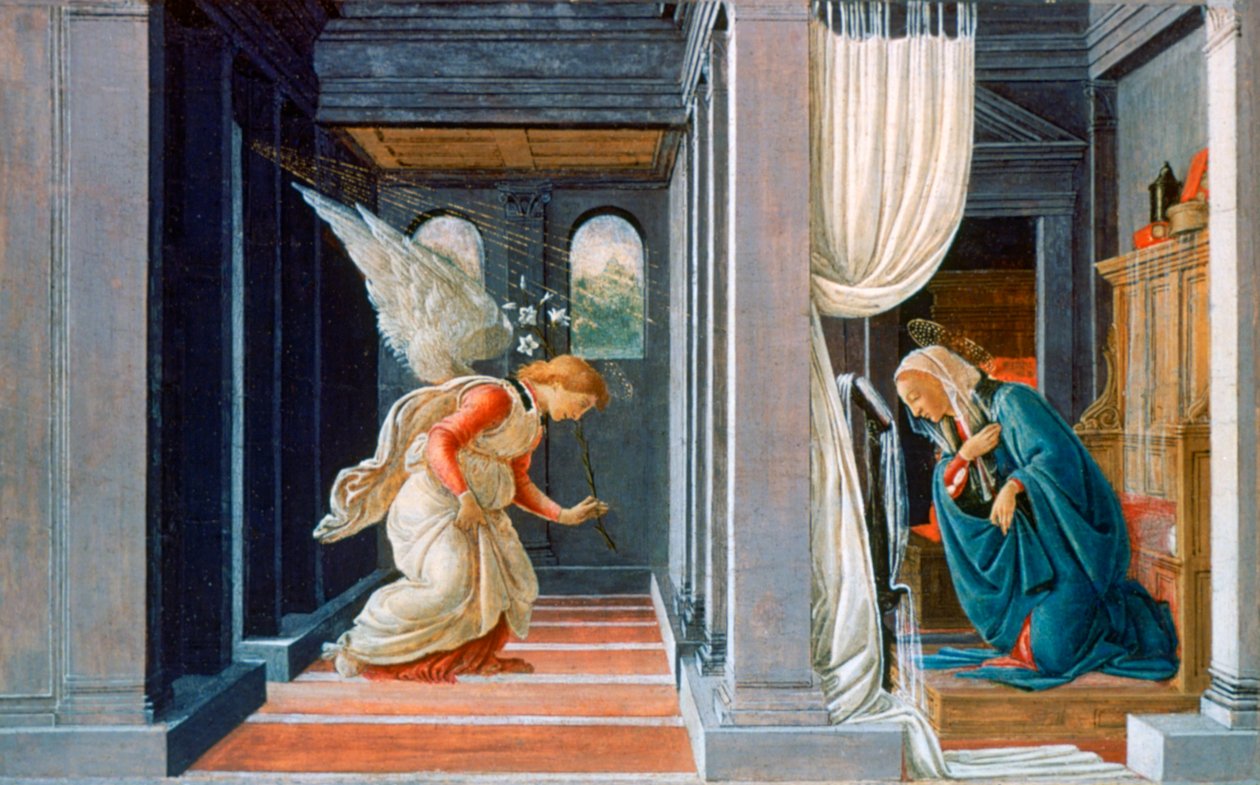 Bebudelsen, c1485 af Sandro Botticelli