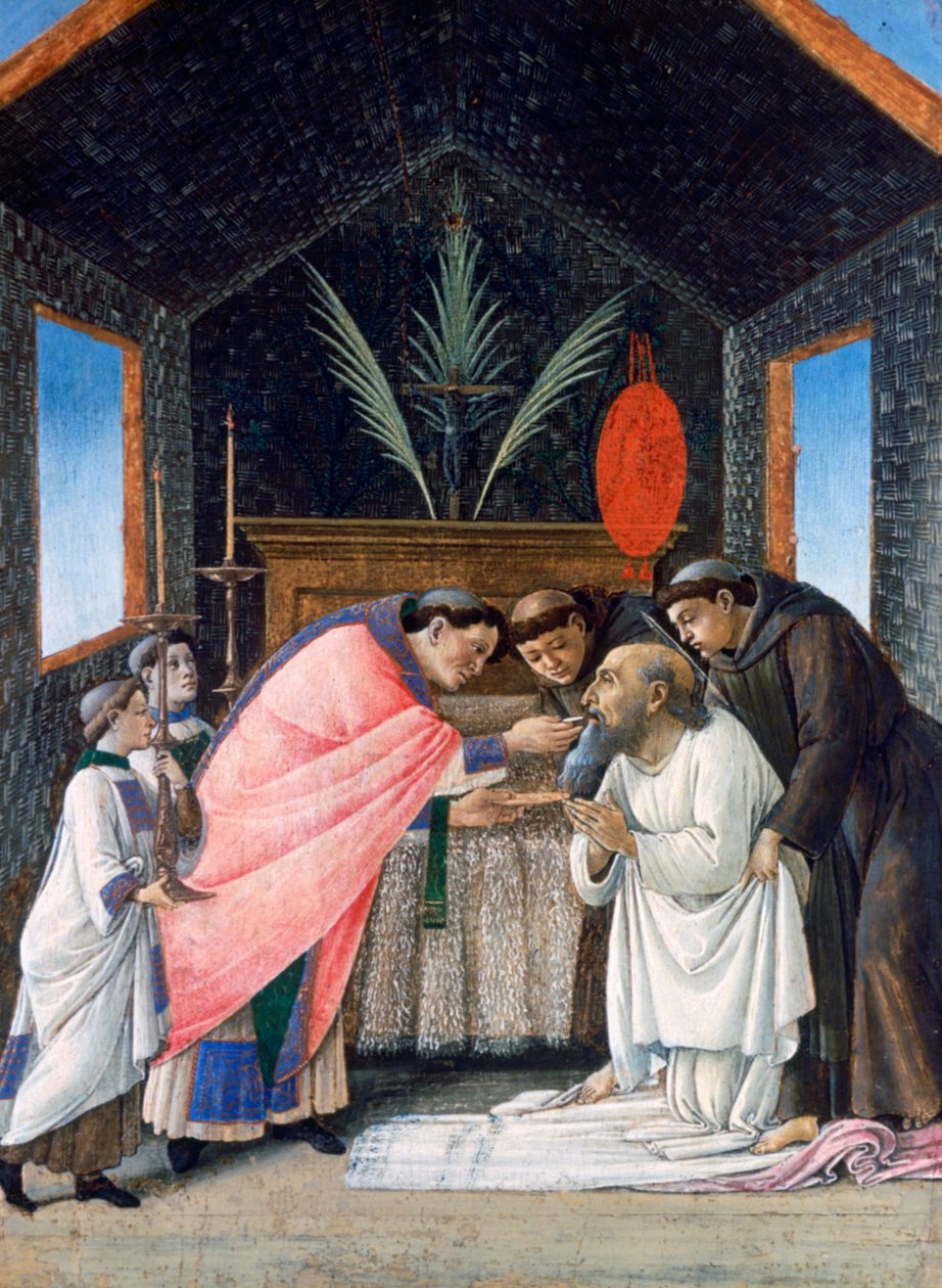 Den sidste nadver af Sankt Hieronymus, c1495 af Sandro Botticelli