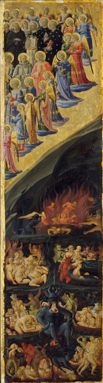 The Last Judgment Winged Alter, højre panel, tidligt 15. århundrede af Sandro Botticelli