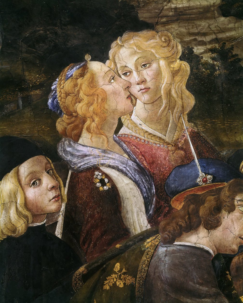 The Temptation of Christ Detail, 1481-1482. af Sandro Botticelli