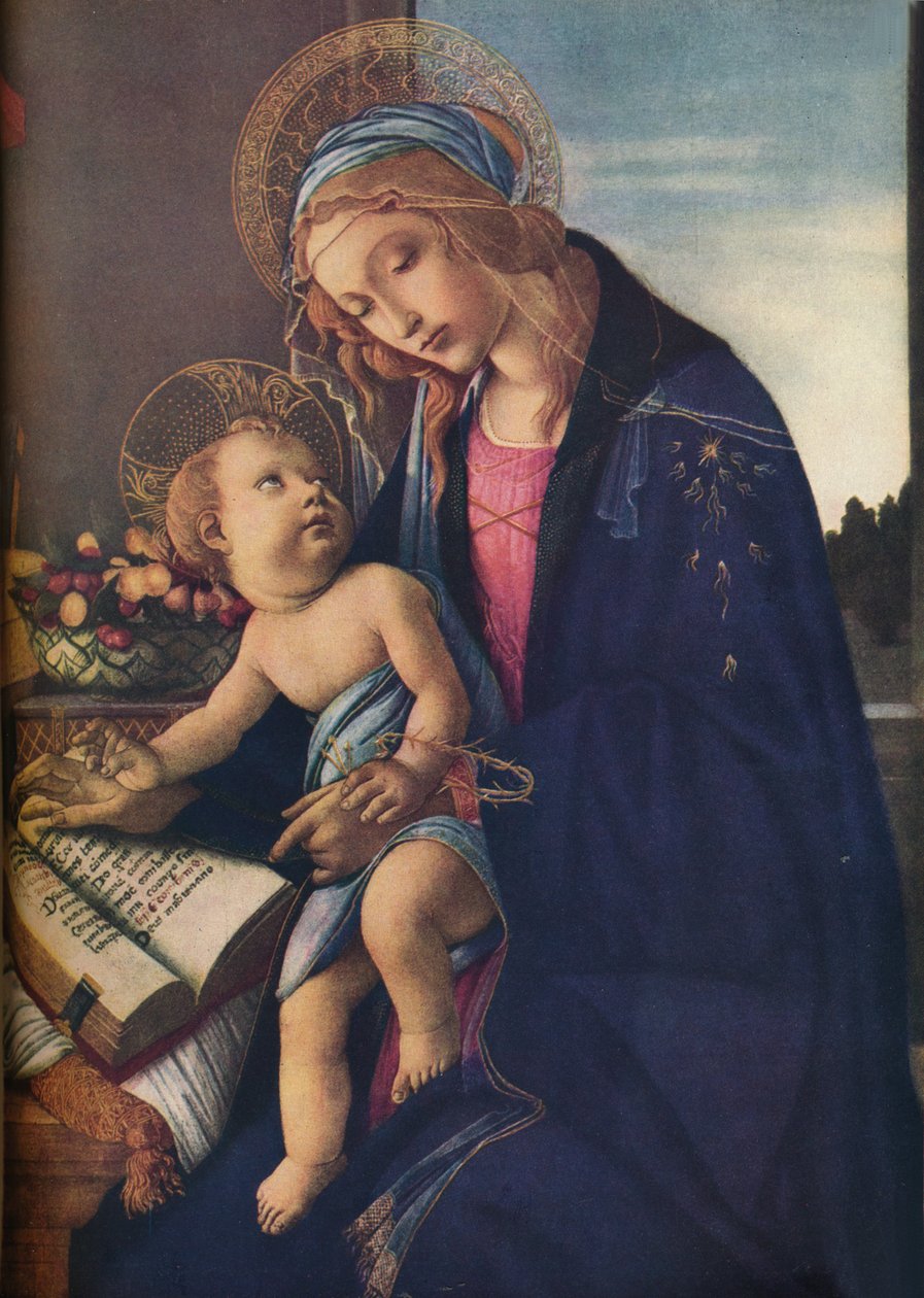 Jomfruen og barnet, c1480, 1936 af Sandro Botticelli
