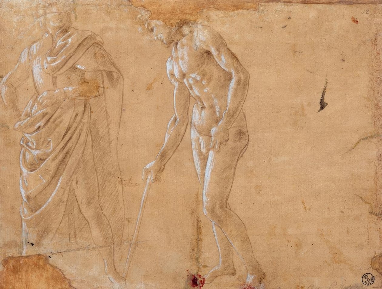 To figurstudier af Sandro Botticelli