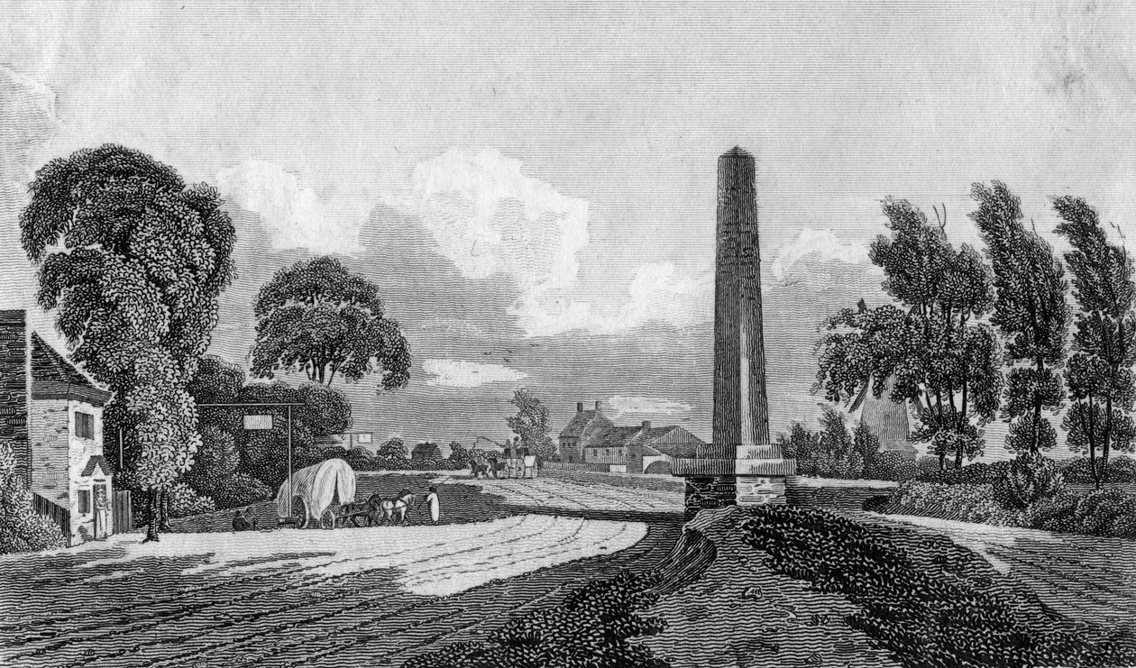 Hadley Highstone, nær Barnet, 1805. af Sands