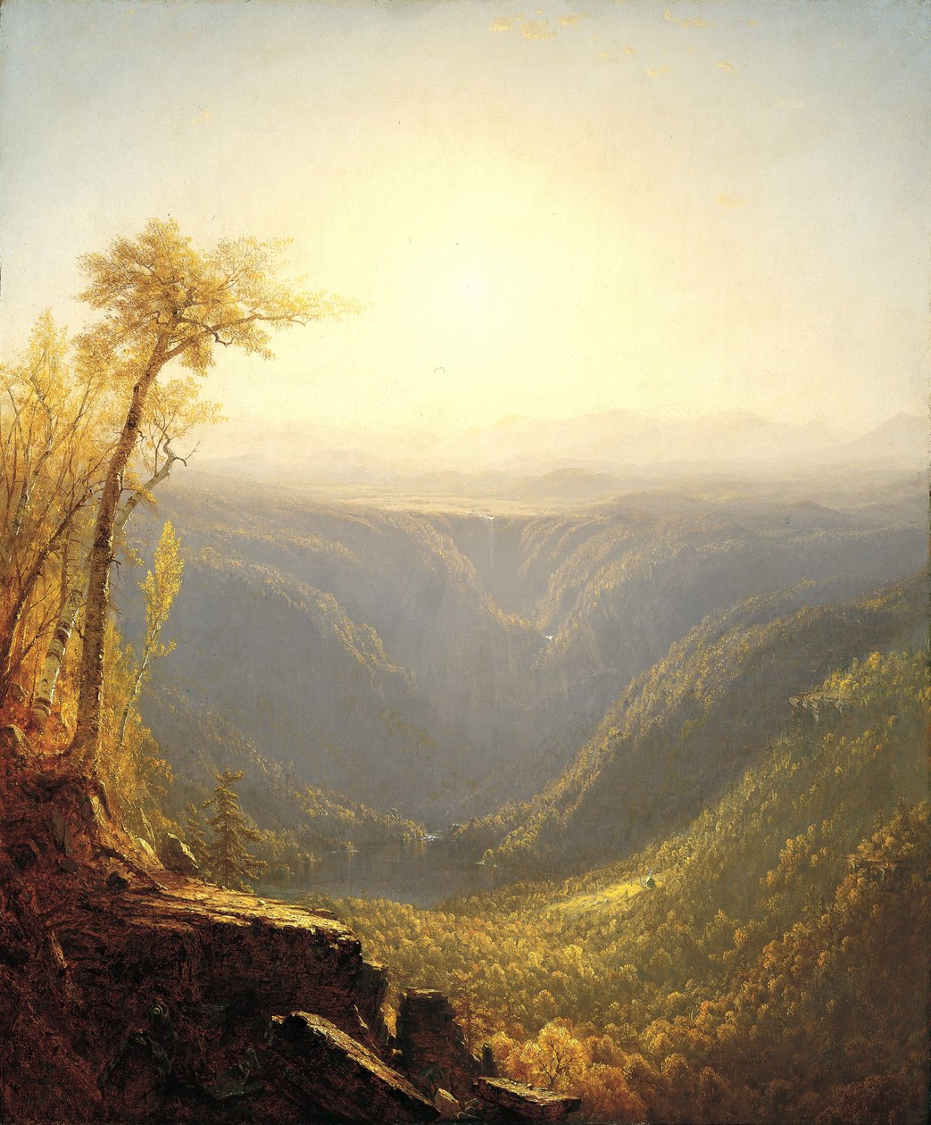 A Gorge in the Mountains (Kauterskill Clove), 1862 af Sanford Robinson Gifford