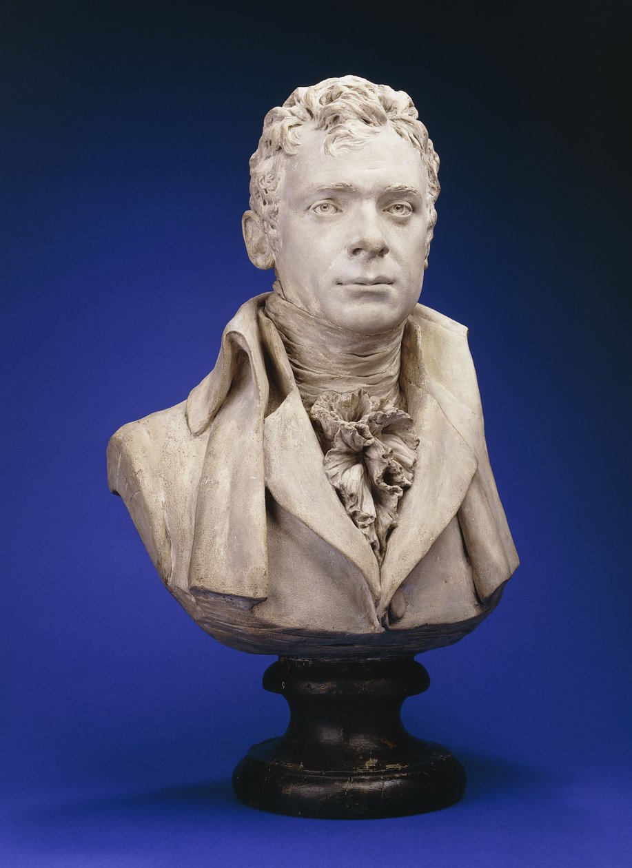 Buste af Robert Fulton (malet gips) af Sanford Robinson Gifford