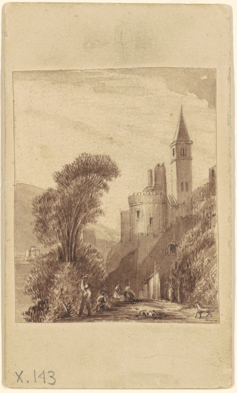 Slot og Figurer af Sanford Robinson Gifford