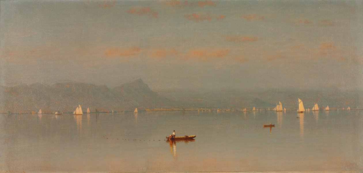 Haverstraw-bugten af Sanford Robinson Gifford