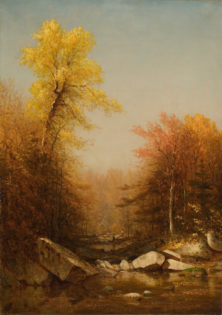 Oktober i Catskills, 1879 af Sanford Robinson Gifford