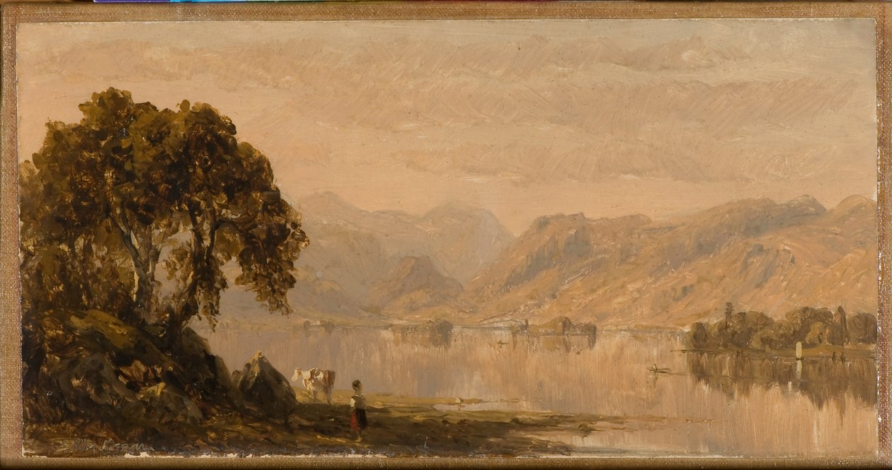 Rydalwater, en skitse 1855 (olie på lærred) af Sanford Robinson Gifford
