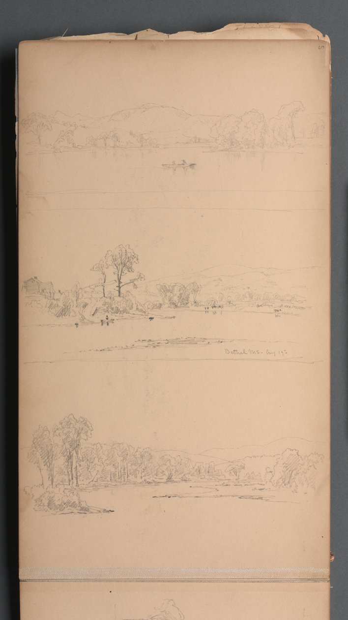 Skitsebog, side 05: Bethel ME 19. august 1859. af Sanford Robinson Gifford