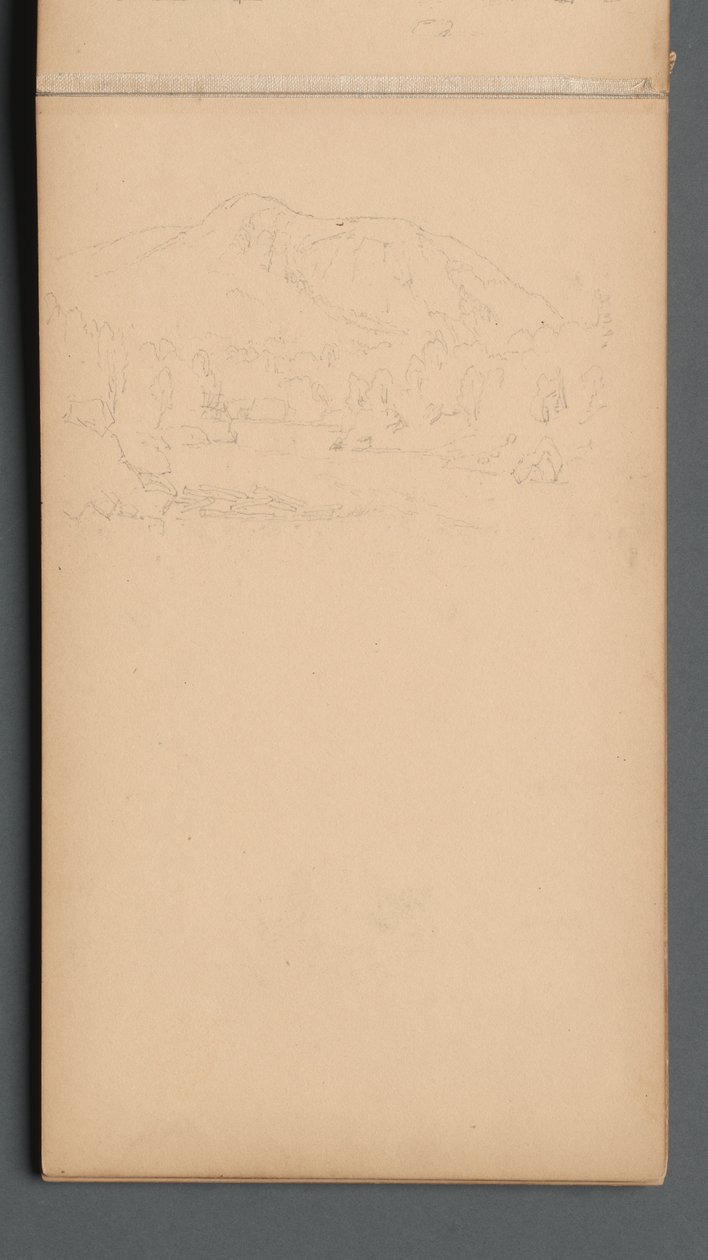 Skizzenbuch, Seite 08: Carter Mountain (?) af Sanford Robinson Gifford
