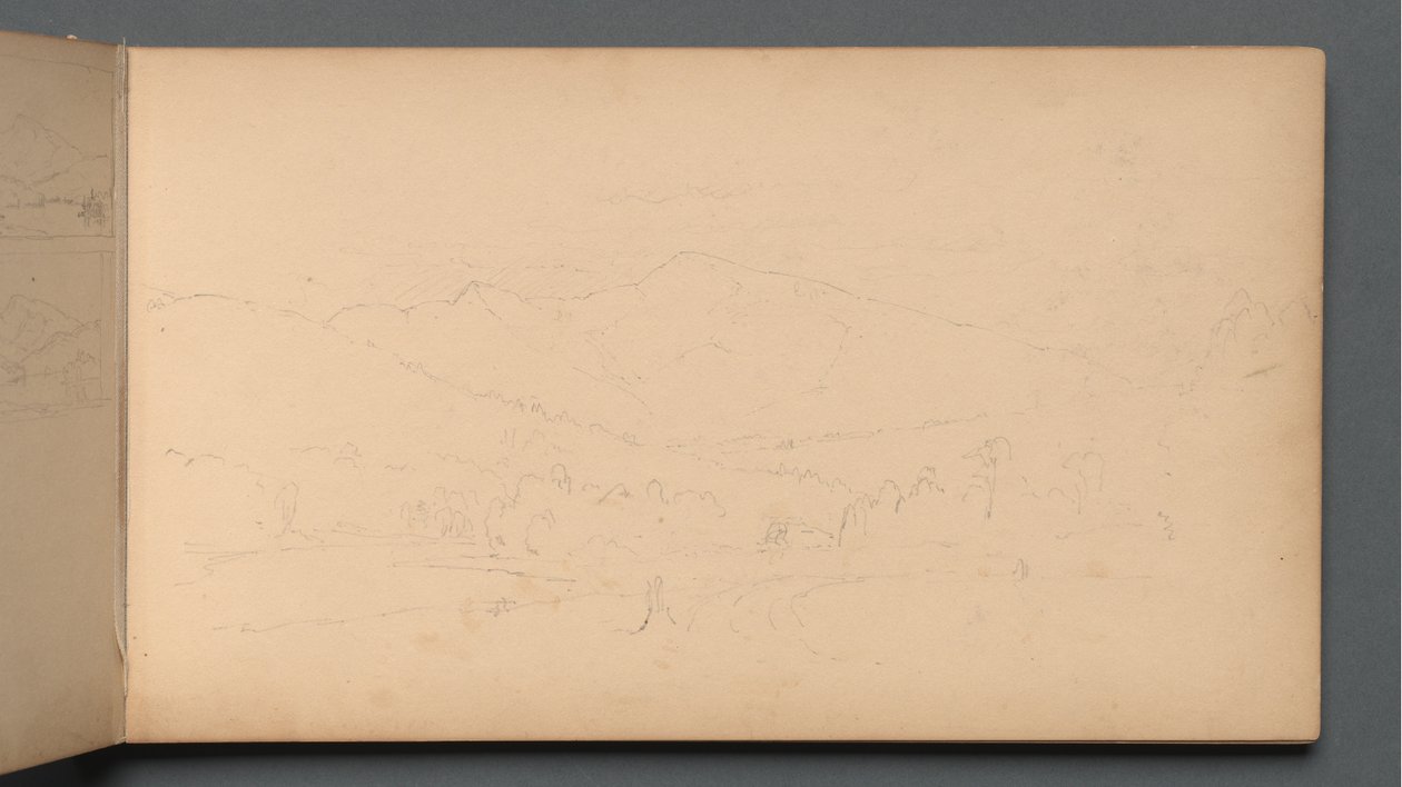 Skitsebog, side 10: Carter Mountian, 1859. af Sanford Robinson Gifford