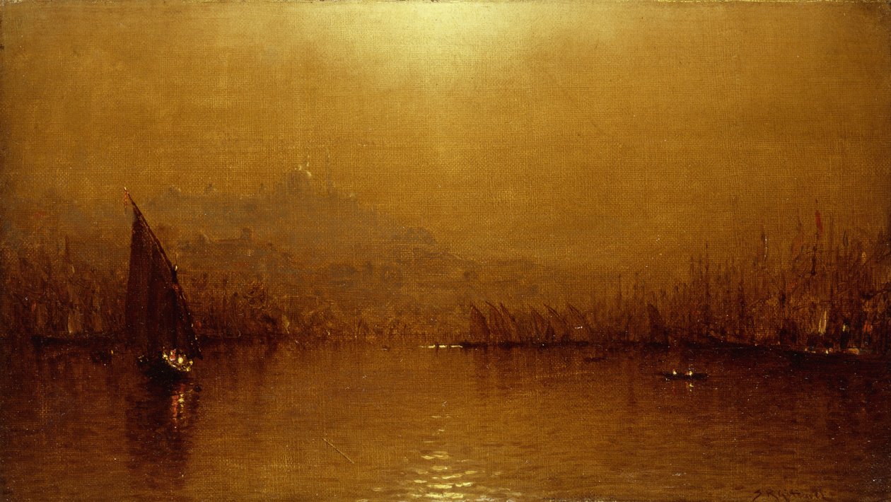 Det Gyldne Horn, af Sanford Robinson Gifford