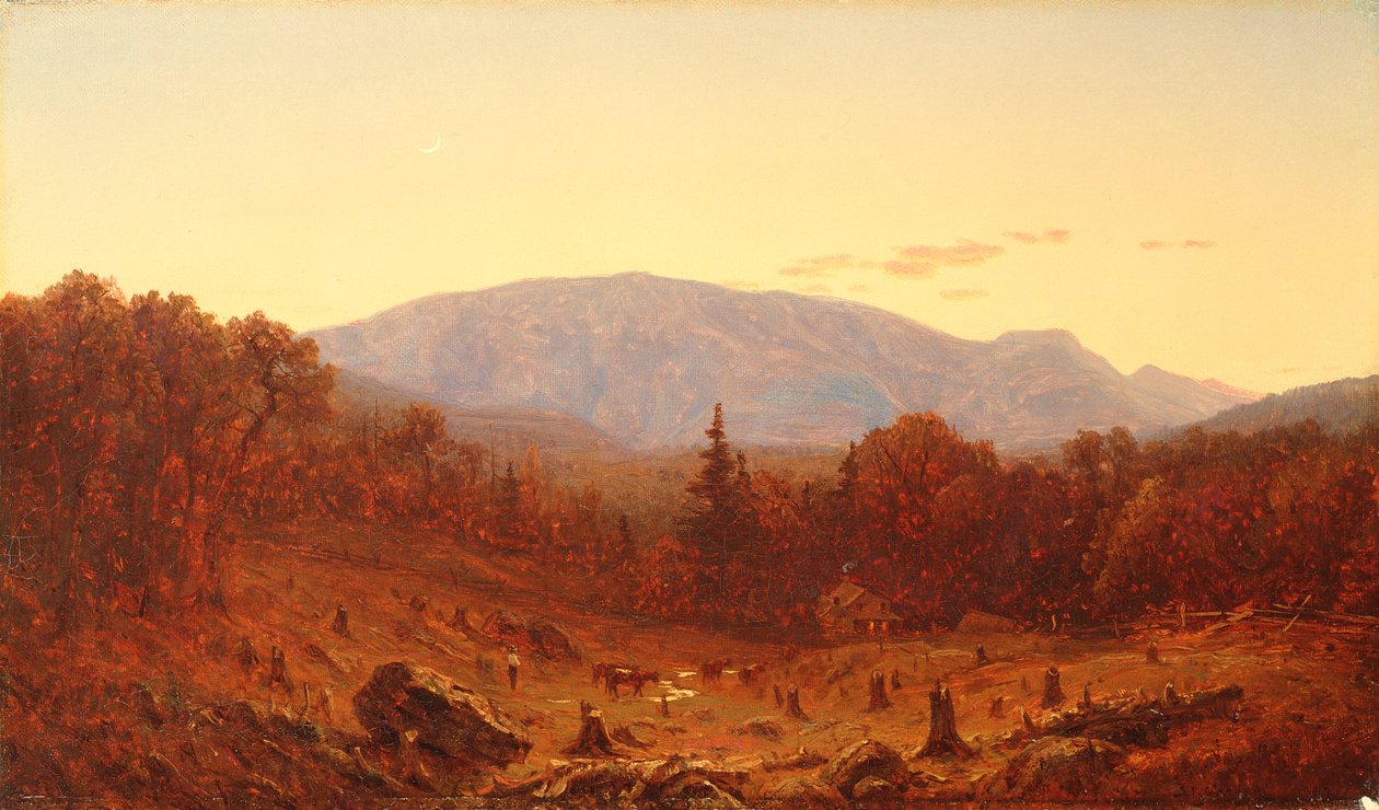 Twilight på Hunter Mountain af Sanford Robinson Gifford