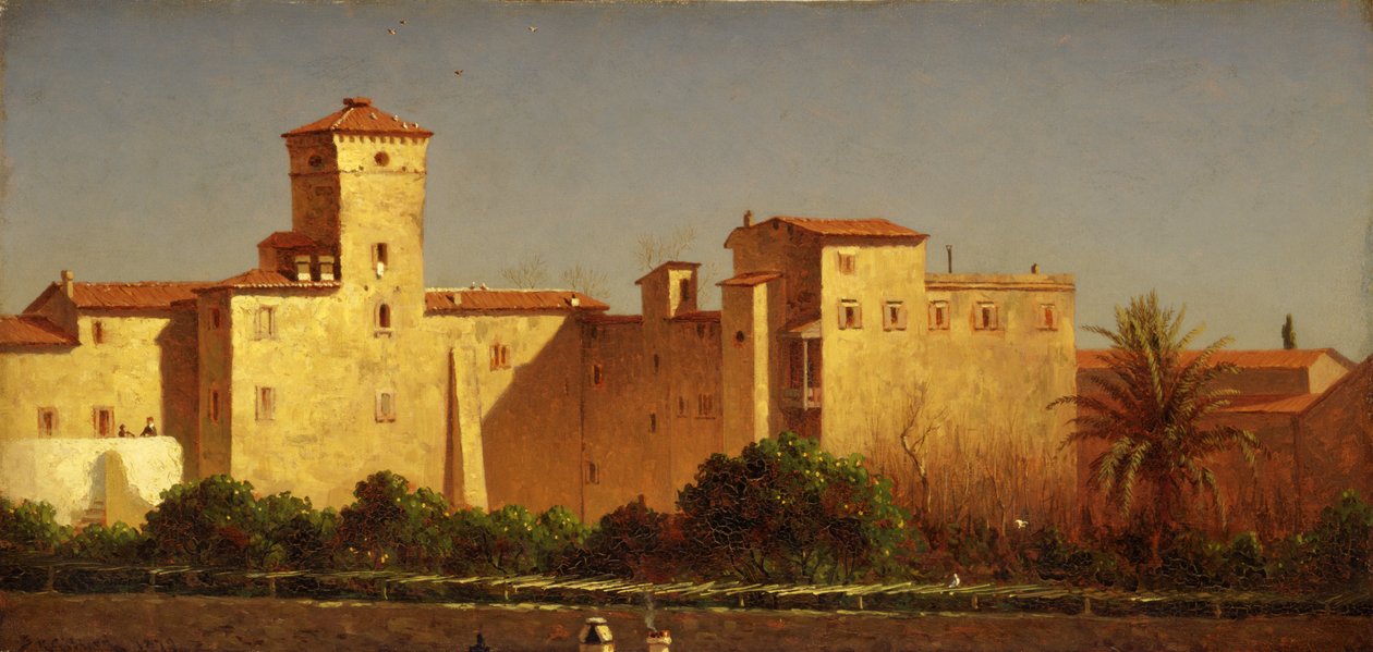 Villa Malta, Rom, 1879. af Sanford Robinson Gifford