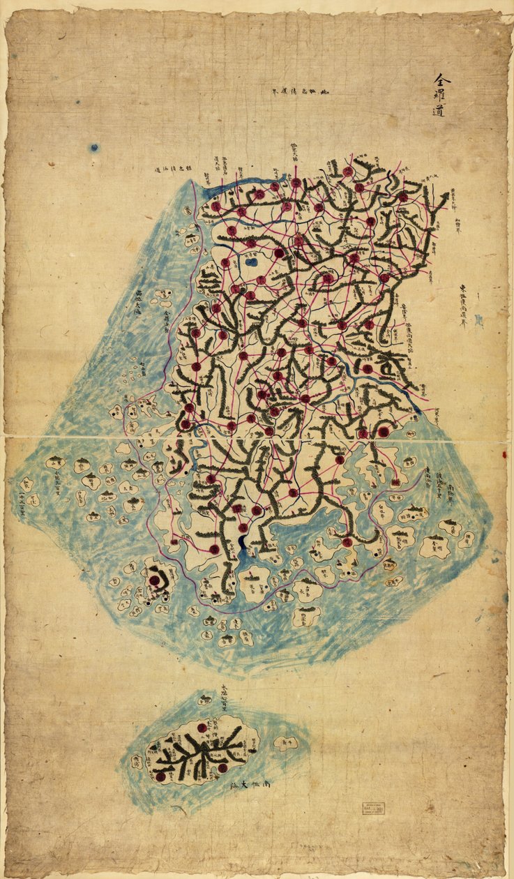 Chosŏn chido LOC 83675009-3 af Sang Gi Chŏng