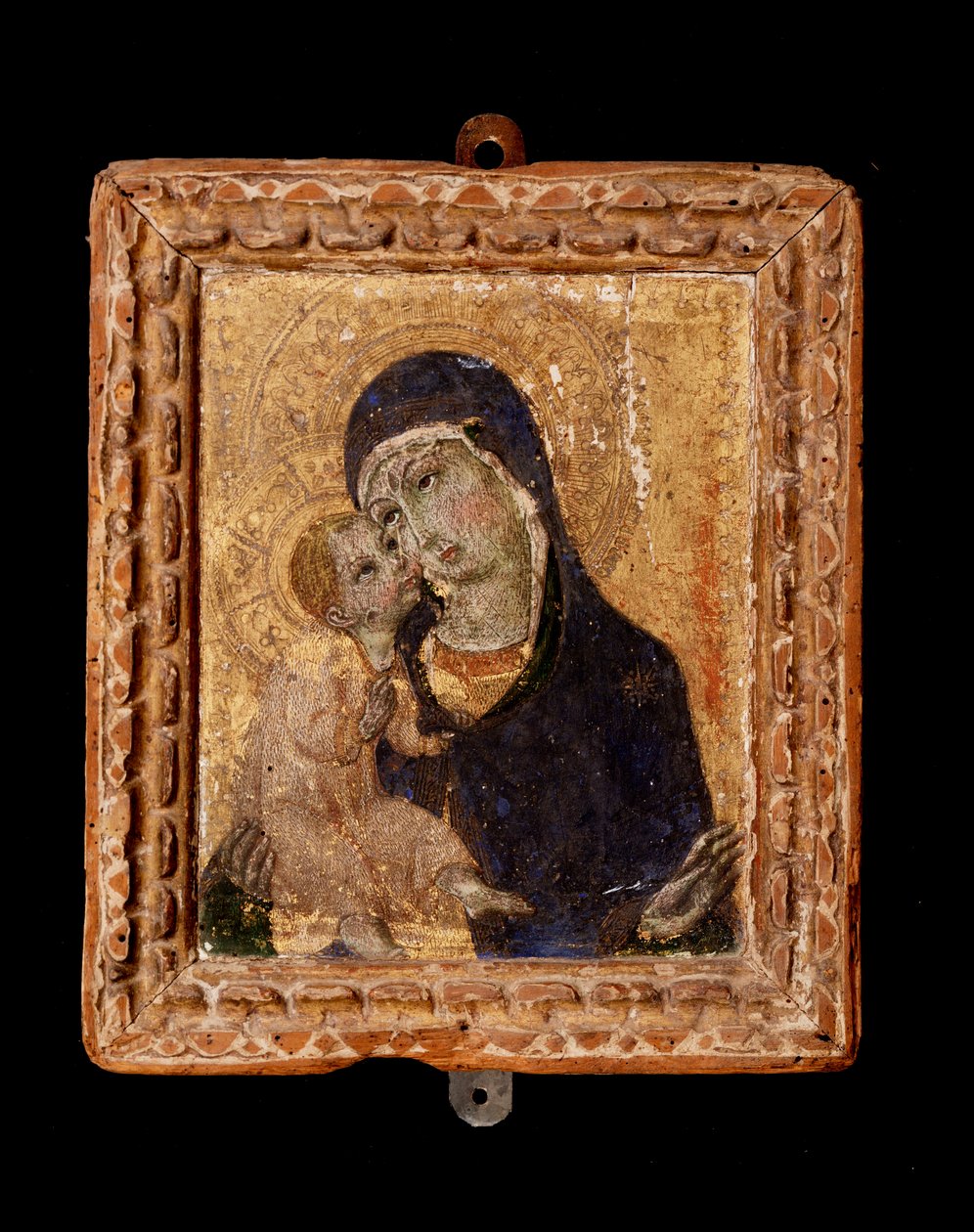 Jomfru med barn (maleri af Sano di also Ansano di Pietro di Mencio Pietro