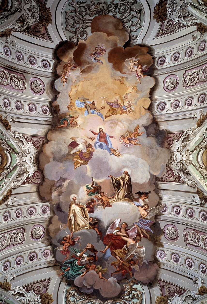 St Romualds herlighed (fresco af Sante Pacini