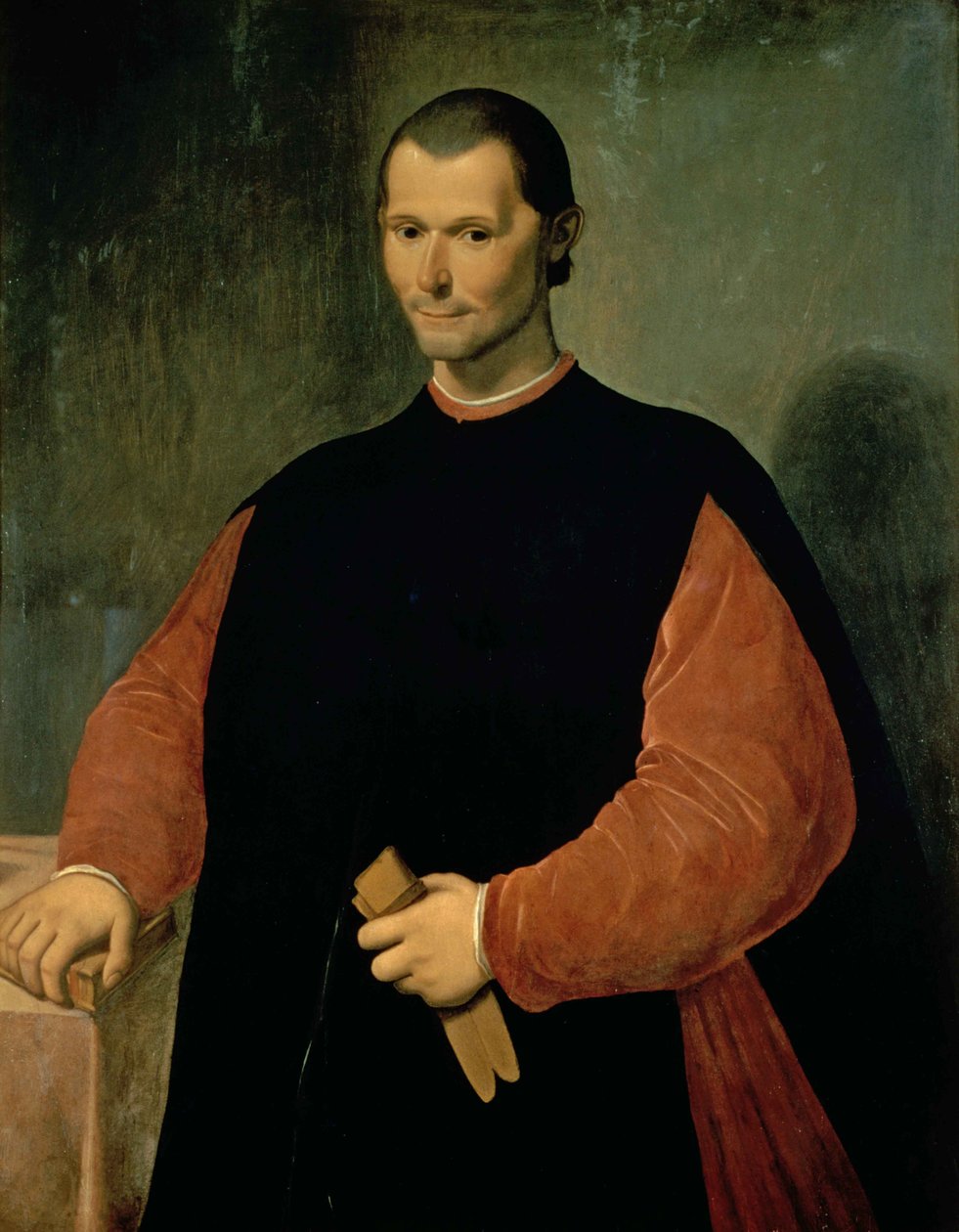 Portræt af Niccolo Machiavelli (1469-1527) af Santi di Tito