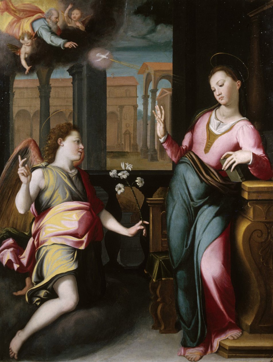 Bebudelsen, c.1580 af Santi di Tito