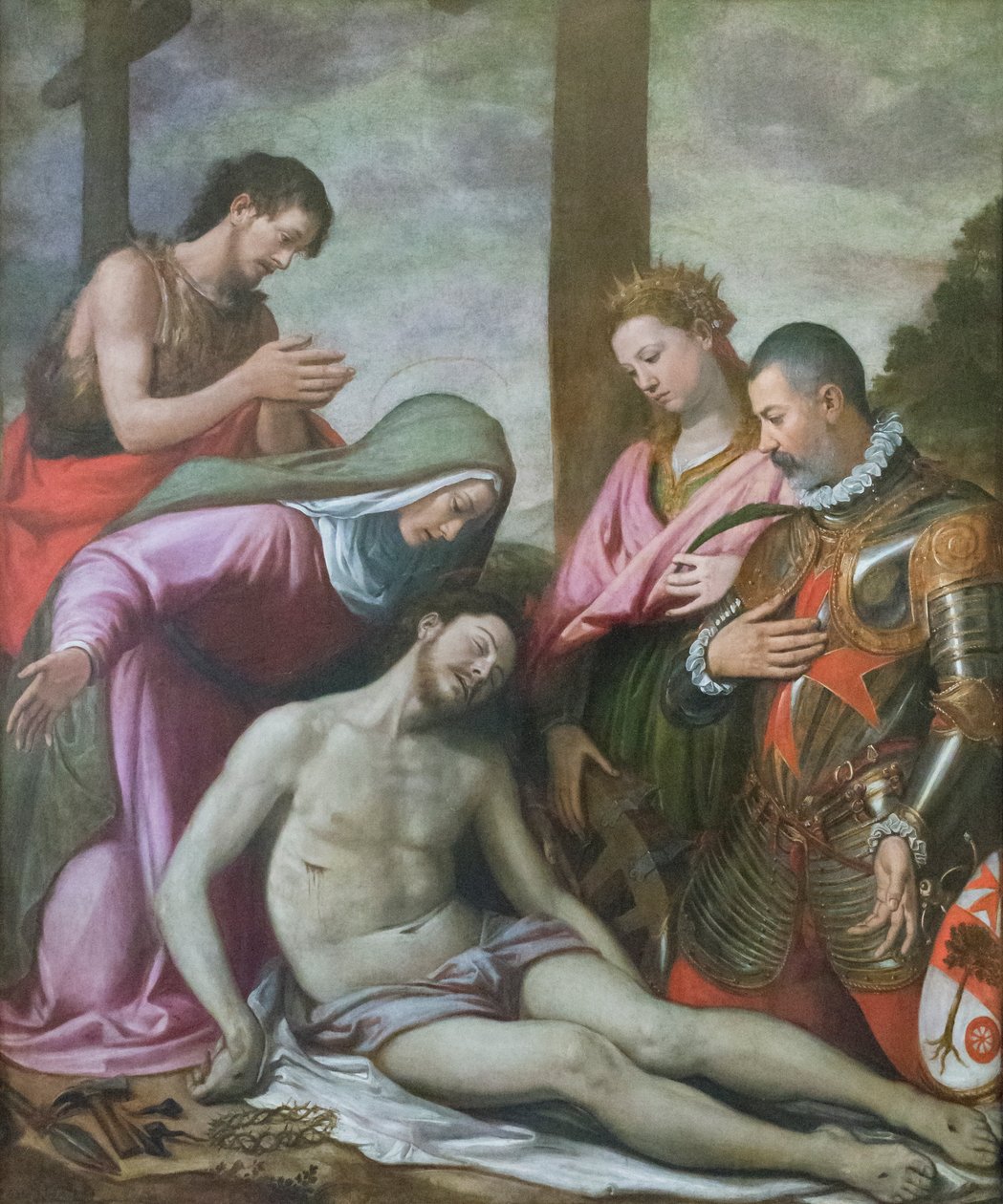 Kristi afsættelse, ca. 1592 (olie på træ af Santi di Tito