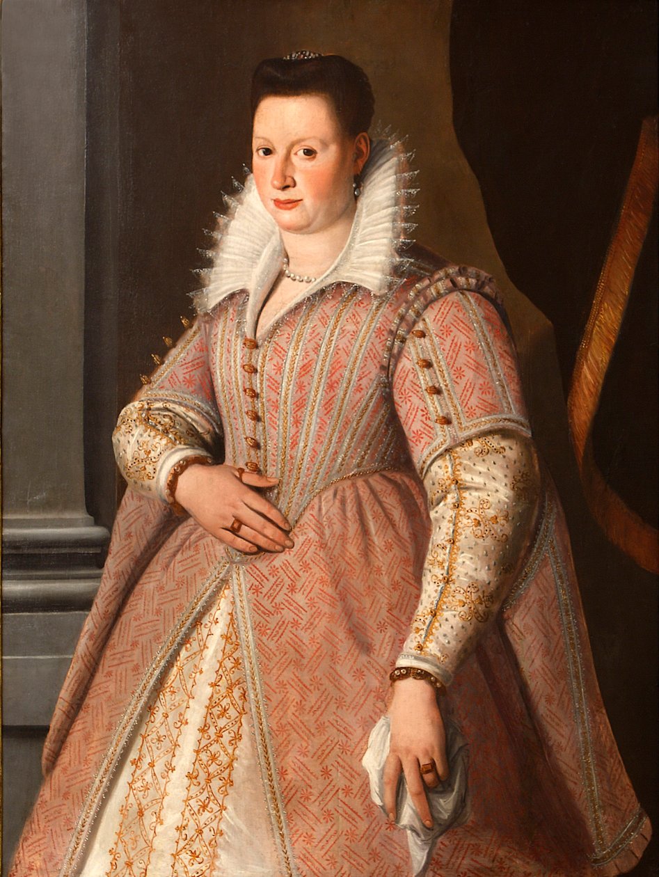 Portræt af Bianca Cappello 1548-1587, 1500-tallet. af Santi di Tito
