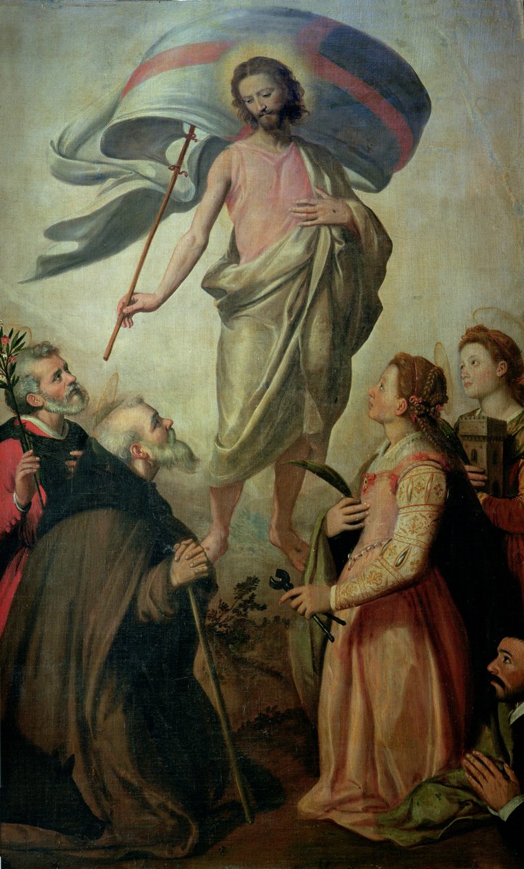 Kristi himmelfart, 1595 af Santi di Tito
