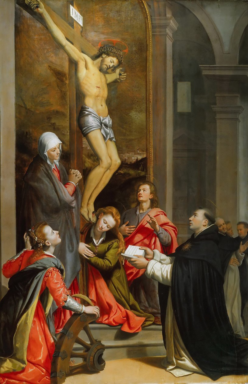 Vision af Saint Thomas Aquinas, 1593. af Santi di Tito