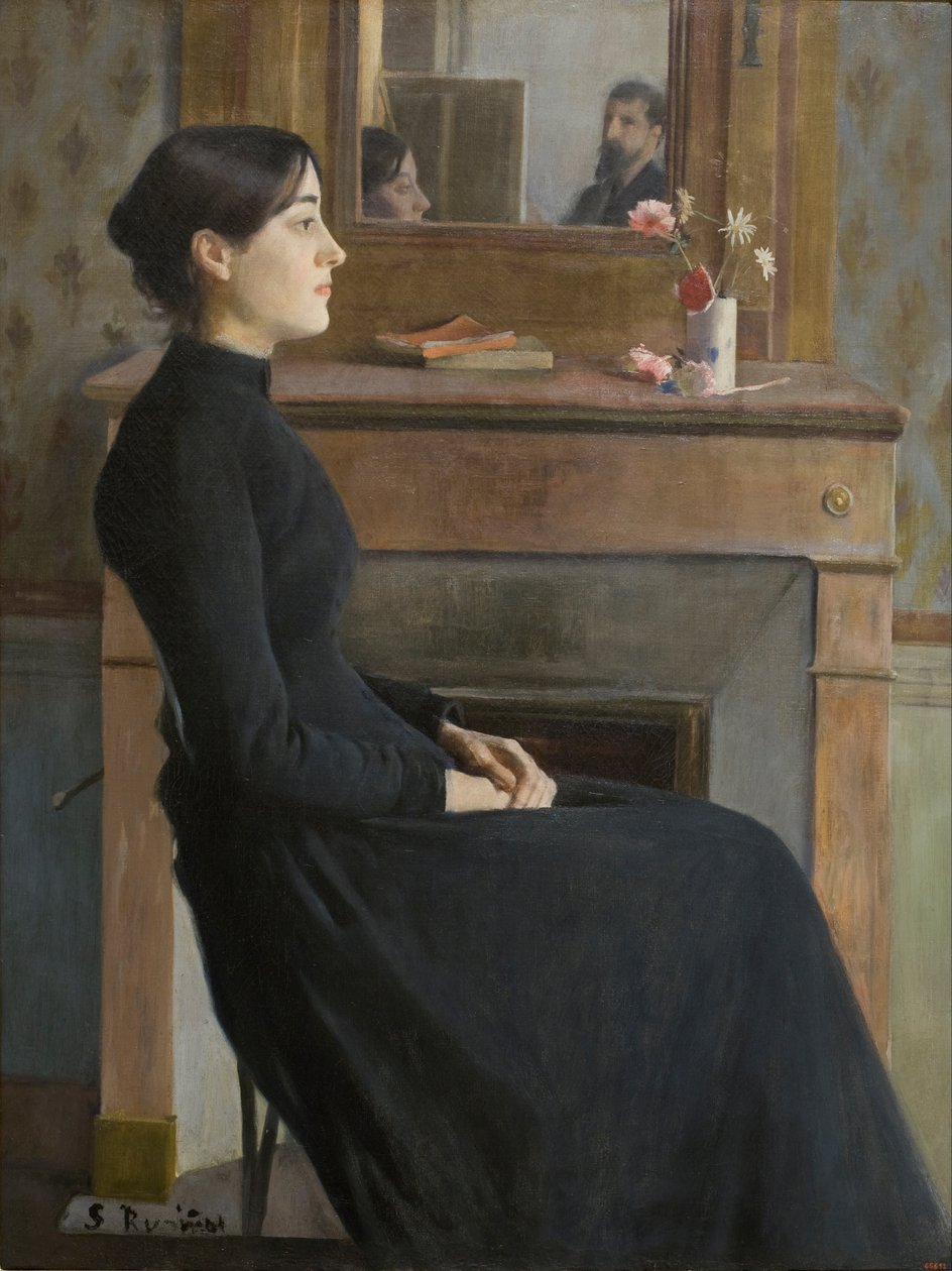 Kvindefigur af Santiago Rusiñol