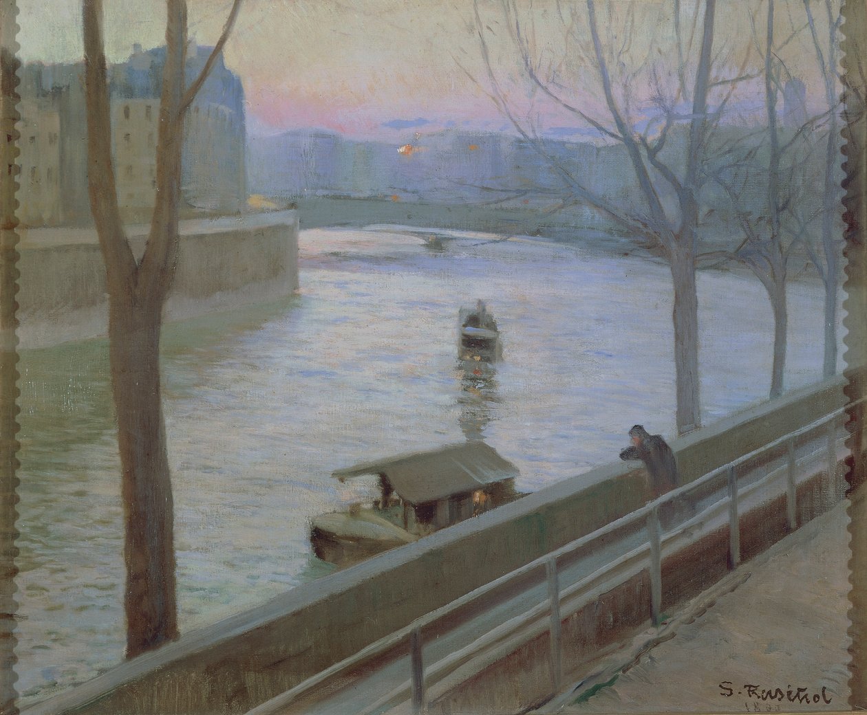 Øen Saint Louis af Santiago Rusinol i Prats