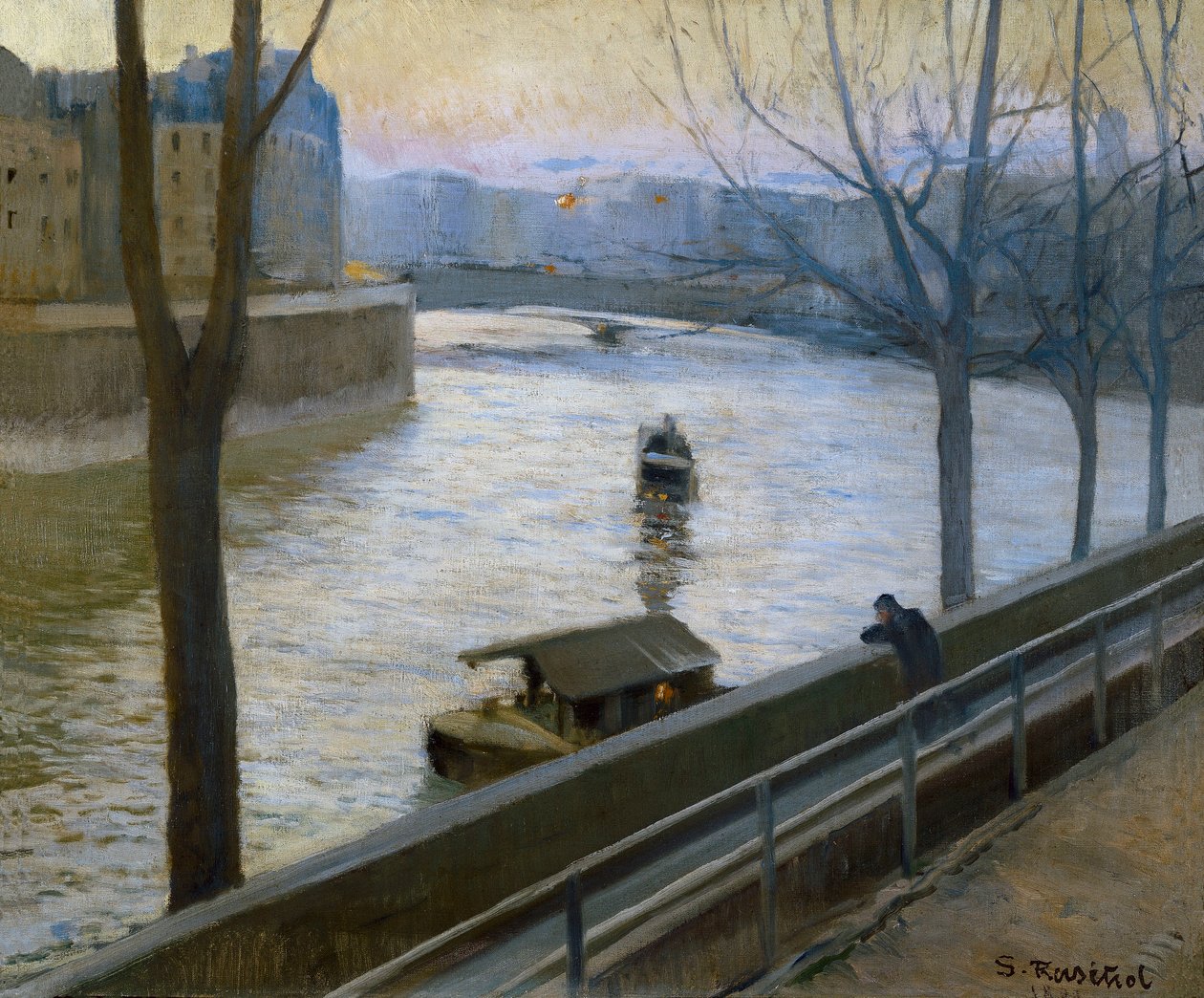 Øen Saint Louis af Santiago Rusinol i Prats