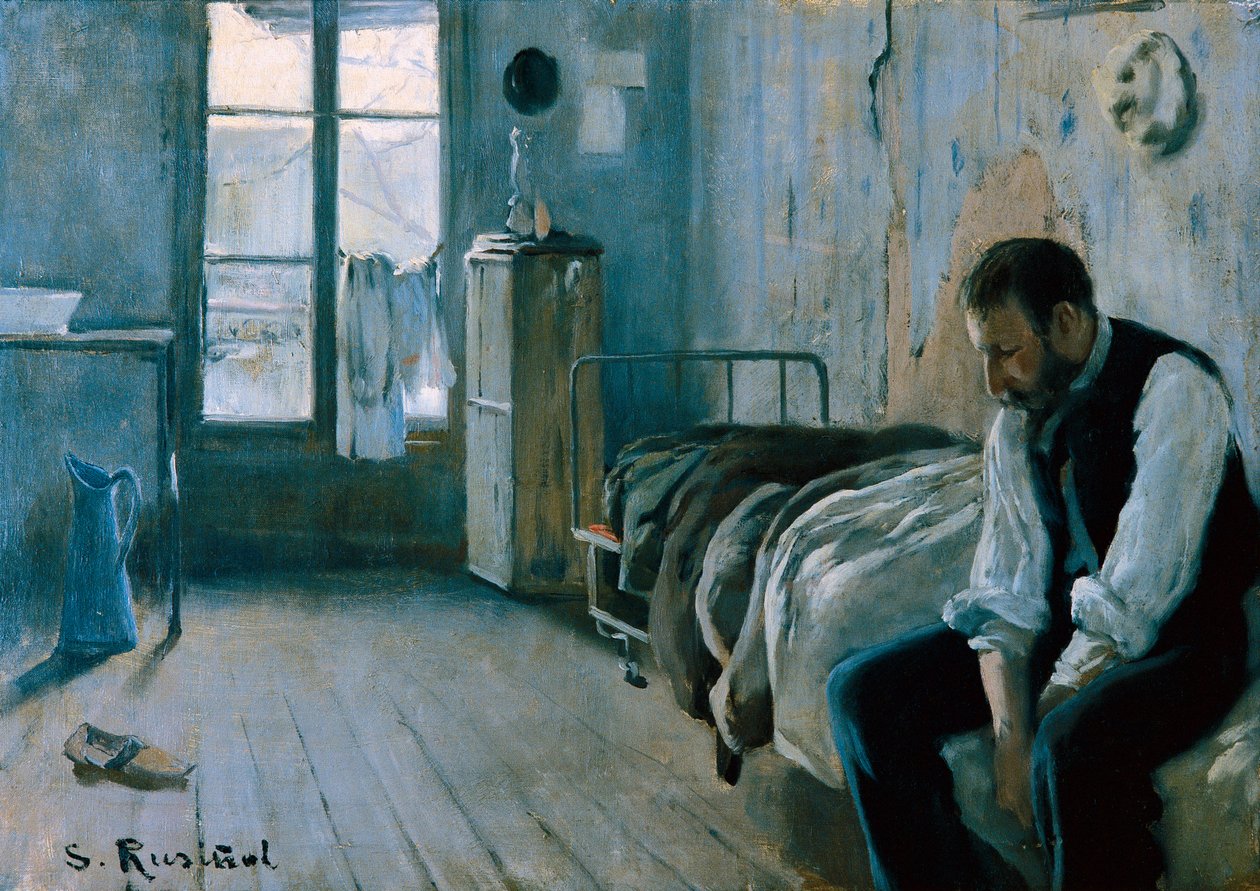 Mit værelse i Paris af Santiago Rusinol i Prats