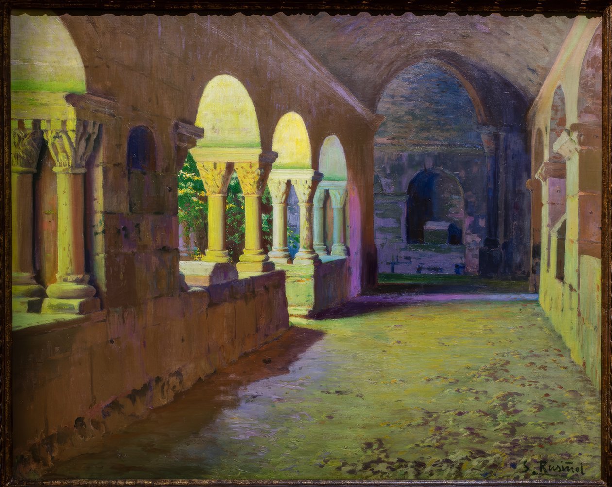 Klosteret St Benet de Bages af Santiago Rusiñol